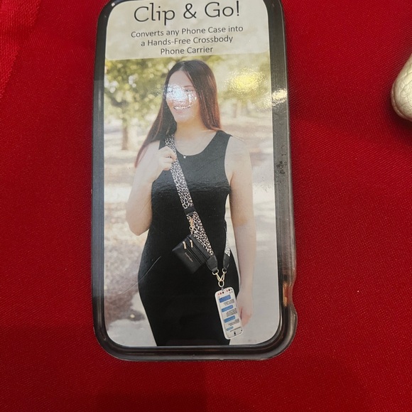 Save The Girls Other - Teacher gift STG leather strap convert phone case to hands free lanyard holder